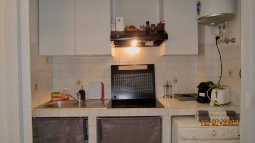 Kuchyň nebo kuchyňský kout v ubytování Vatican Apartment