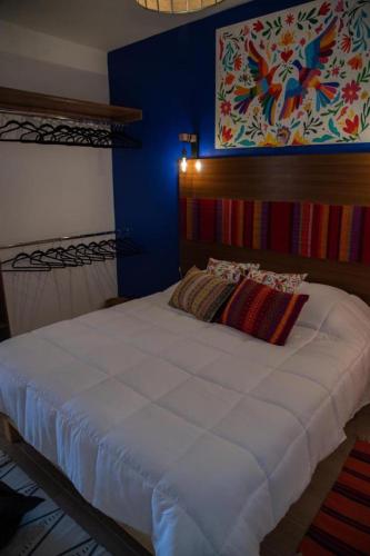 Katil atau katil-katil dalam bilik di DEPARTAMENTO DE LUJO AJIJIC