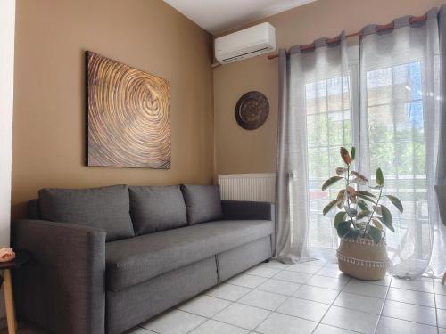 Posezení v ubytování Home Volos
