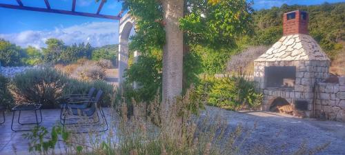 Κήπος έξω από το Apartments Franić