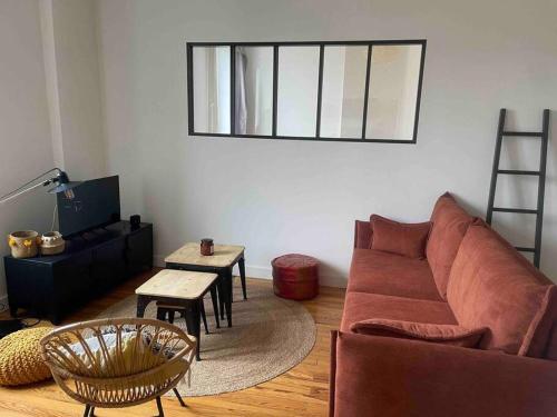 Zona de estar de Chez Julie