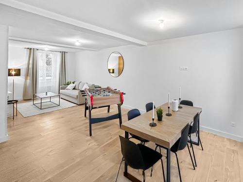 Χώρος καθιστικού στο Le Loft de Saintonge