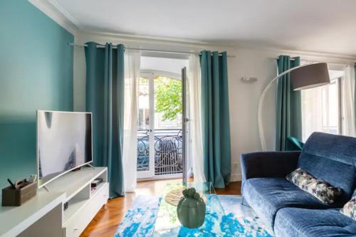 Un lugar para sentarse en Superb apartment in the heart of Bordeaux