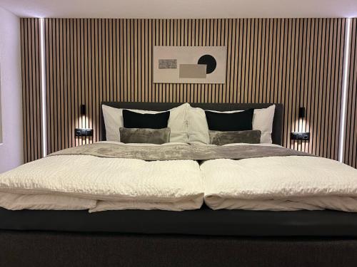 Apartment Enzianにあるベッド