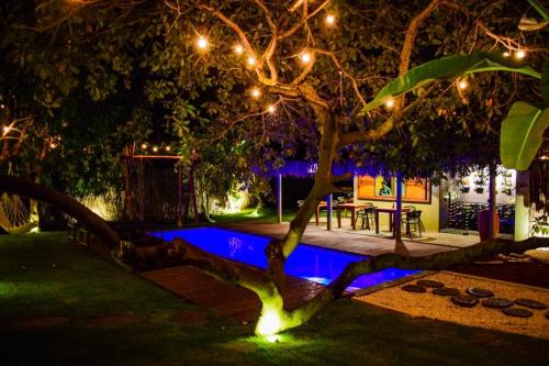Jardín al aire libre en Pousada Noah Noah Milagres
