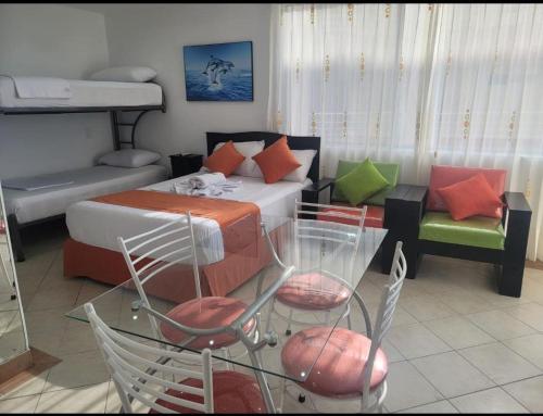 Posezení v ubytování Hotel Arco Iris