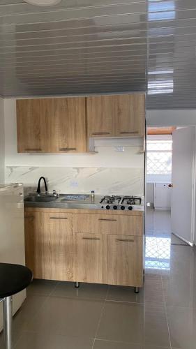 Kuchyň nebo kuchyňský kout v ubytování Paraíso House