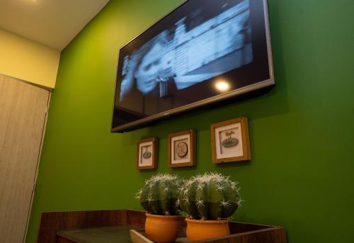 Een TV en/of entertainmentcenter bij Sensacional Suite Boutique en Cartagena
