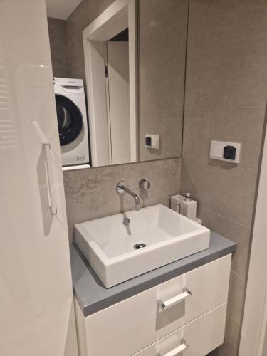Koupelna v ubytování Apartanna