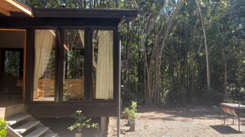 Сад в Cabaña Bosque Rio
