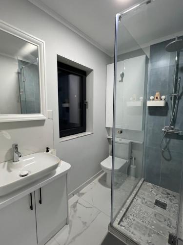 Koupelna v ubytování Planinska Princeza Apartmani
