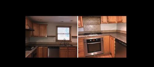 Η κουζίνα ή μικρή κουζίνα στο Home in Hudson