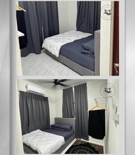 מיטה או מיטות בחדר ב-Bonjour mini house & campsite