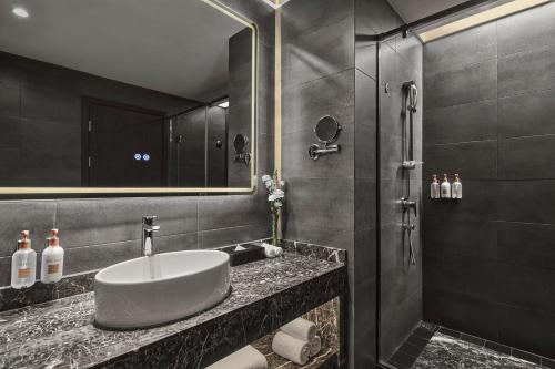 Koupelna v ubytování Crowne Plaza Shanghai Jinshan by IHG