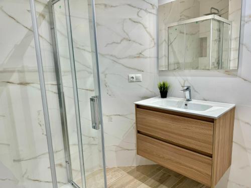 Koupelna v ubytování NUEVA 29