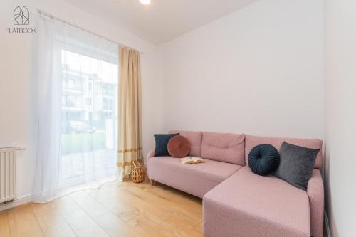 Χώρος καθιστικού στο Flatbook Apartamenty - Sztutowo Baltic Twins II z Parkingiem
