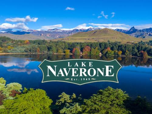 a view of lake navarro in the fall at Lake Naverone Holiday Cottages in Drakensberg Garden