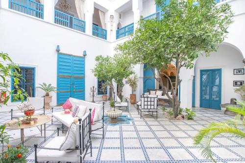 Zahrada ubytování Riad Khalifa