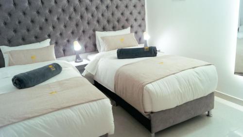 Кровать или кровати в номере Cómodo apartamento a 10 minutos de la Candelaria