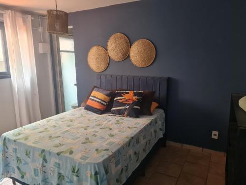 Кровать или кровати в номере Guest Mangueiras