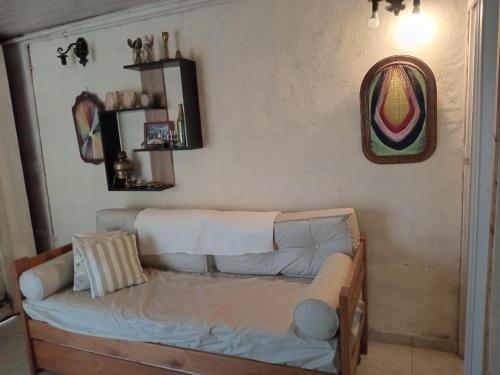 a living room with a couch in a room at ML in Navarro