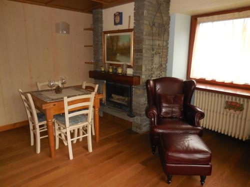 Area soggiorno di Mont Blanc Exclusive #Bluchalet