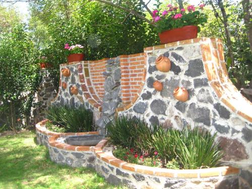 Cabañas Cumbres de Aguacatitlaにある庭