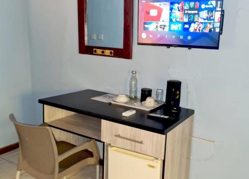 TV a/nebo společenská místnost v ubytování maya bnb