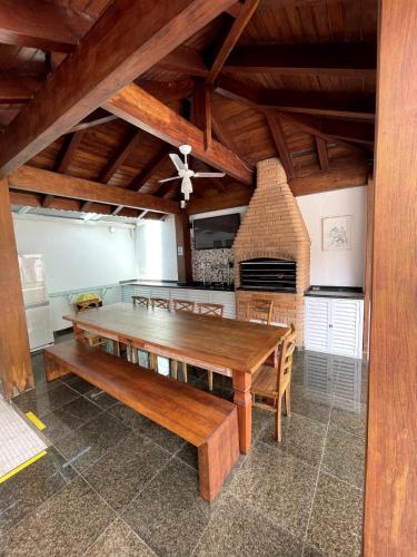 Η κουζίνα ή μικρή κουζίνα στο Bene Beach - Pousada Guarujá