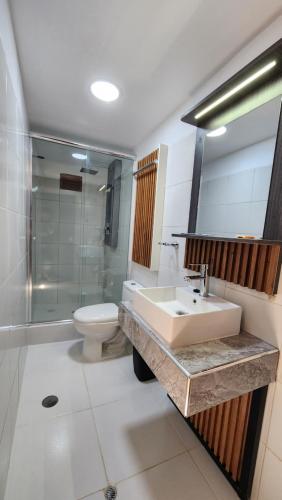 Koupelna v ubytování Cusco Lodge Hotel Boutique
