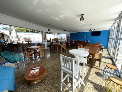 Χώρος καθιστικού στο Bene Beach - Pousada Guarujá
