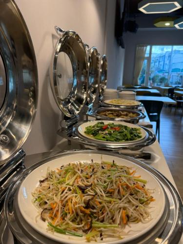 Jídlo v vily nebo okolí