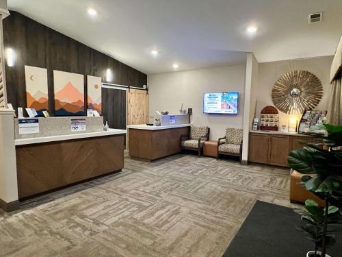 a lobby of a store with a waiting room at Best Western Country Inn in Fortuna