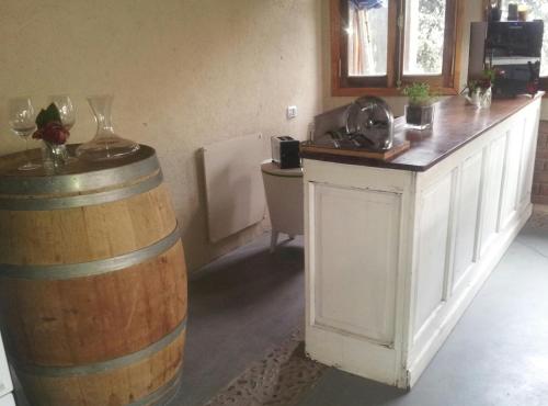 Η κουζίνα ή μικρή κουζίνα στο Guesthouse El Tata