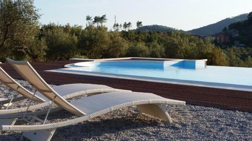 Πισίνα στο ή κοντά στο Appartamenti Borgo San Pietro