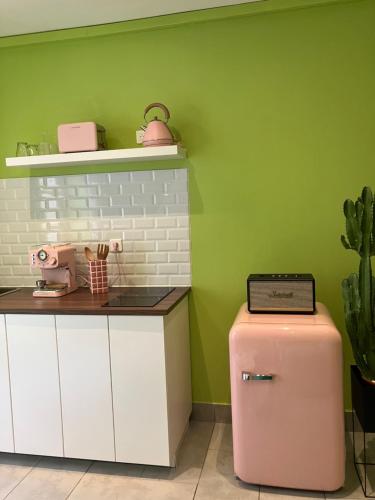 Η κουζίνα ή μικρή κουζίνα στο Appartement Ibiz’Arles