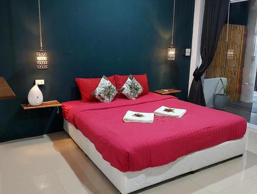 Postel nebo postele na pokoji v ubytování Le Club Villa - Koh Phangan