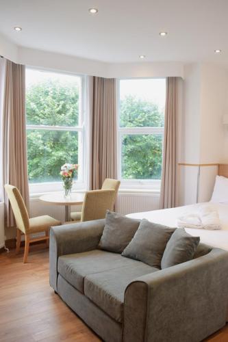 Posezení v ubytování Osborne Aparthotel