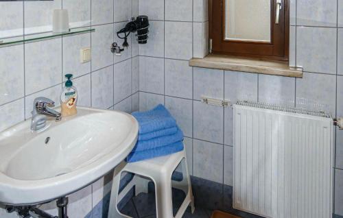 Kúpeľňa v ubytovaní Gemuetliche Ferienwohnung