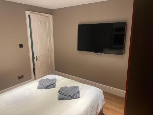 Televízia a/alebo spoločenská miestnosť v ubytovaní Bedroom 4