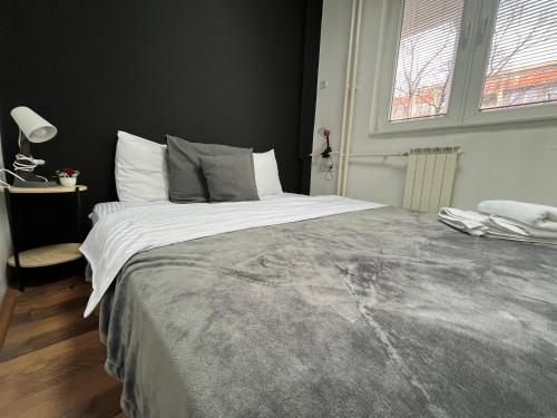 Postelja oz. postelje v sobi nastanitve Mickitos Central Apartment