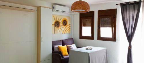 A bed or beds in a room at Pueblo Blanco