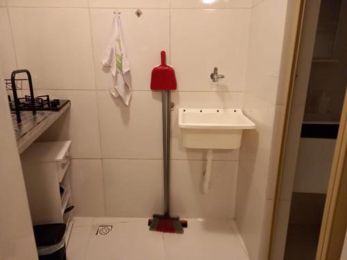 Koupelna v ubytování Suíte Studio 3 Enseada Tortuga Mobiliada