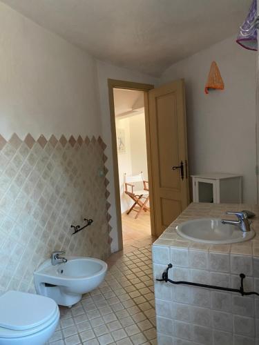 Ένα μπάνιο στο Appartamento Deluxe in Villa Renè