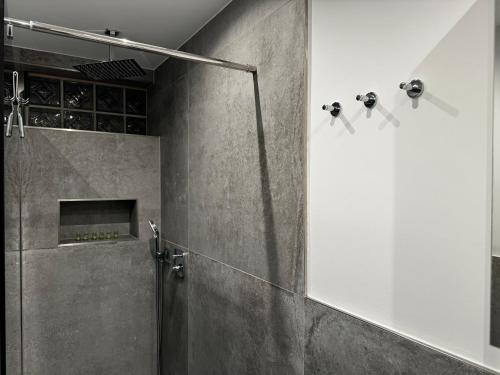 Ένα μπάνιο στο Big-Barockstadtapartment Rastatt