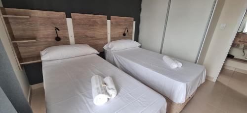 Ένα ή περισσότερα κρεβάτια σε δωμάτιο στο Bellísimo apartamento
