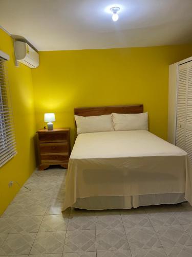 Cama o camas de una habitación en Three Palm Villa