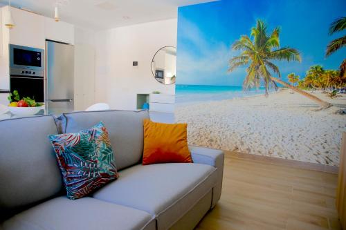 Dapur atau dapur kecil di Suites Verano Azul