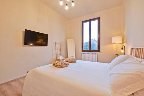 Postel nebo postele na pokoji v ubytování My Honeyed Corner