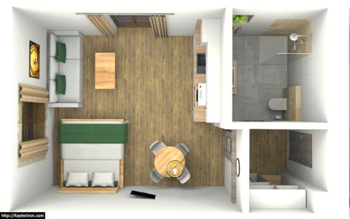 Koupelna v ubytování Apartmány Lipno-Hory